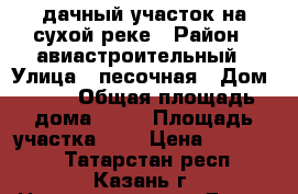 дачный участок на сухой реке › Район ­ авиастроительный › Улица ­ песочная › Дом ­ 77 › Общая площадь дома ­ 30 › Площадь участка ­ 6 › Цена ­ 430 000 - Татарстан респ., Казань г. Недвижимость » Дома, коттеджи, дачи продажа   